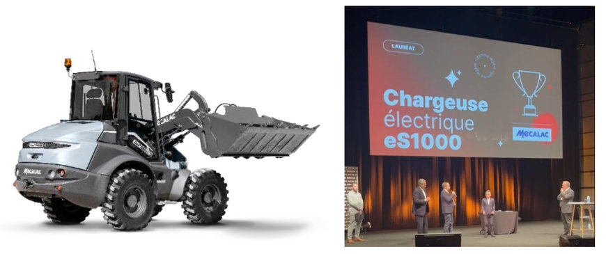 L’ES1000, LA CHARGEUSE 100% ÉLECTRIQUE DE MECALAC, REMPORTE LE GRAND PRIX MATÉRIEL DE CHANTIERS DE FRANCE